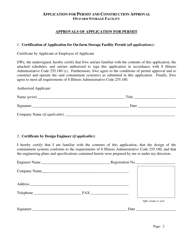 Form IL406-1674 On-Farm Storage Facility Application for Permit and Construction Approval - Illinois, Page 2