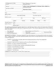 Form IL406-1389 Application for Permit &amp; Construction Approval - Agrichemical Facility - Illinois, Page 2
