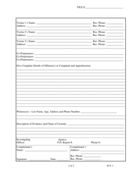 Form JUV-1 Delinquency Complaint - Georgia (United States), Page 2