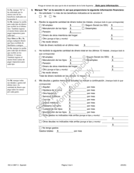Formulario ISC-A3907.3 Solicitud De Exencion De Cuotas De La Corte (Corte Suprema) - Illinois (Spanish), Page 3