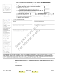 Formulario ISC-A3907.3 Solicitud De Exencion De Cuotas De La Corte (Corte Suprema) - Illinois (Spanish), Page 4