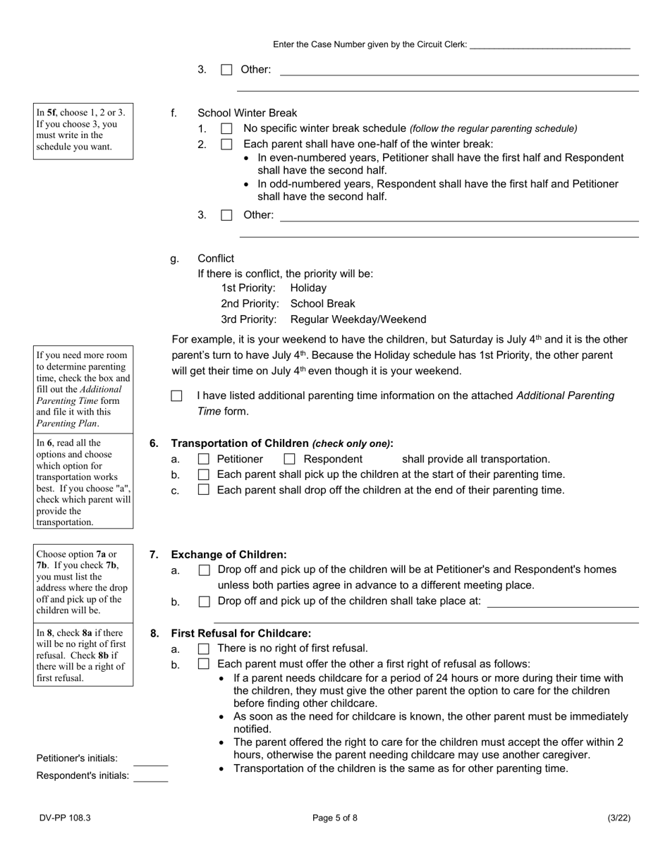 Form DVPP108.3 Fill Out, Sign Online and Download Fillable PDF