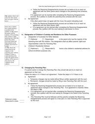Form DV-PP108.3 Parenting Plan - Illinois, Page 7