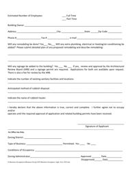 New Business Application - City of South Euclid, Ohio, Page 2