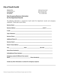 New Business Application - City of South Euclid, Ohio, Page 3