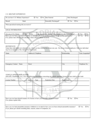Application for Fulltime and Paid-On Call Employment - City of Adrian, Michigan, Page 4