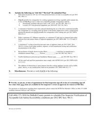 Commercial Kitchen Suppression System Submittal Requirements - DeKalb County, Georgia (United States), Page 2