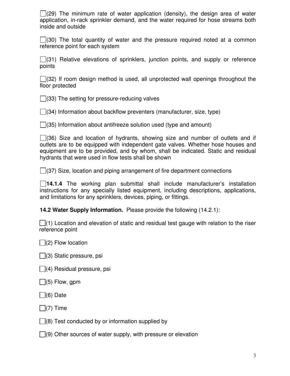 2013 NFPA 13 Automatic Sprinkler Review Requirements - DeKalb County, Georgia (United States), Page 3
