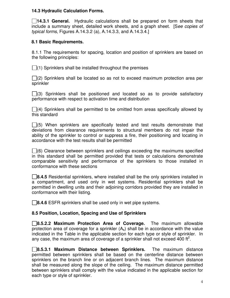 2013 NFPA 13 Automatic Sprinkler Review Requirements - DeKalb County, Georgia (United States), Page 4