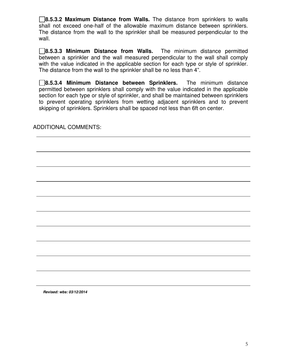 2013 NFPA 13 Automatic Sprinkler Review Requirements - DeKalb County, Georgia (United States), Page 5