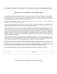 Application for Employment - Village of Glendale, Ohio, Page 4