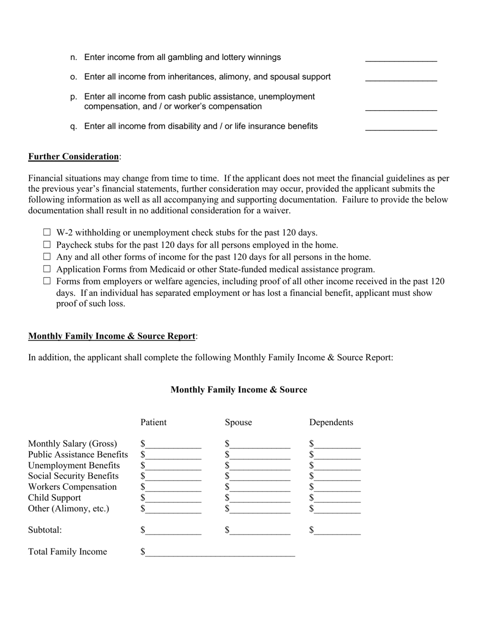 Low Income Reduced Refuse Rate Application - Borough of Emmaus, Pennsylvania, Page 5