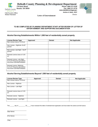 Alcohol License and Business Registration Renewal Application - DeKalb County, Georgia (United States), Page 9