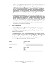 Ift Letter of Understanding - City of Adrian, Michigan, Page 3