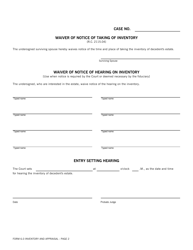 BCPC Form 6.0 Inventory and Appraisal - Butler County, Ohio, Page 2