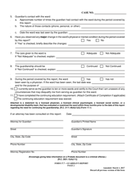 Form 17.7 Guardian&#039;s Report - Butler County, Ohio, Page 2