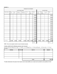 BCPC Form 515 Application for Approval of Payment of Appointed Counsel Fees and Expenses (Ward) - Butler County, Ohio, Page 2