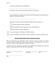 Application for Registration Statement - Suffolk county, New York, Page 3