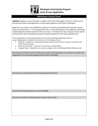Social Equity Grant Application - City of Muskegon, Michigan, Page 6