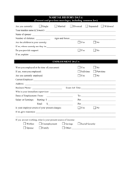 Pre-trial Supervision Questionnaire - Adult Probation - Belmont County, Ohio, Page 4