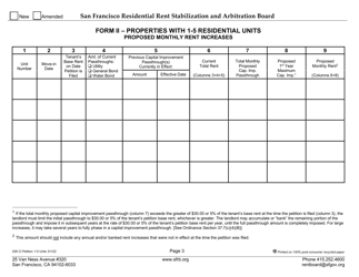 Form 526 Landlord Capital Improvement Petition for Properties With 1-5 Residential Units - City and County of San Francisco, California, Page 7