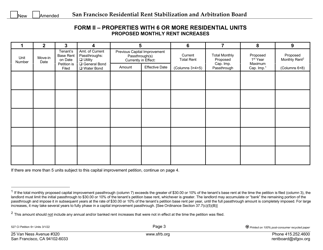 Form 527 Landlord Capital Improvement Petition for Properties With 6 or More Residential Units - City and County of San Francisco, California, Page 7