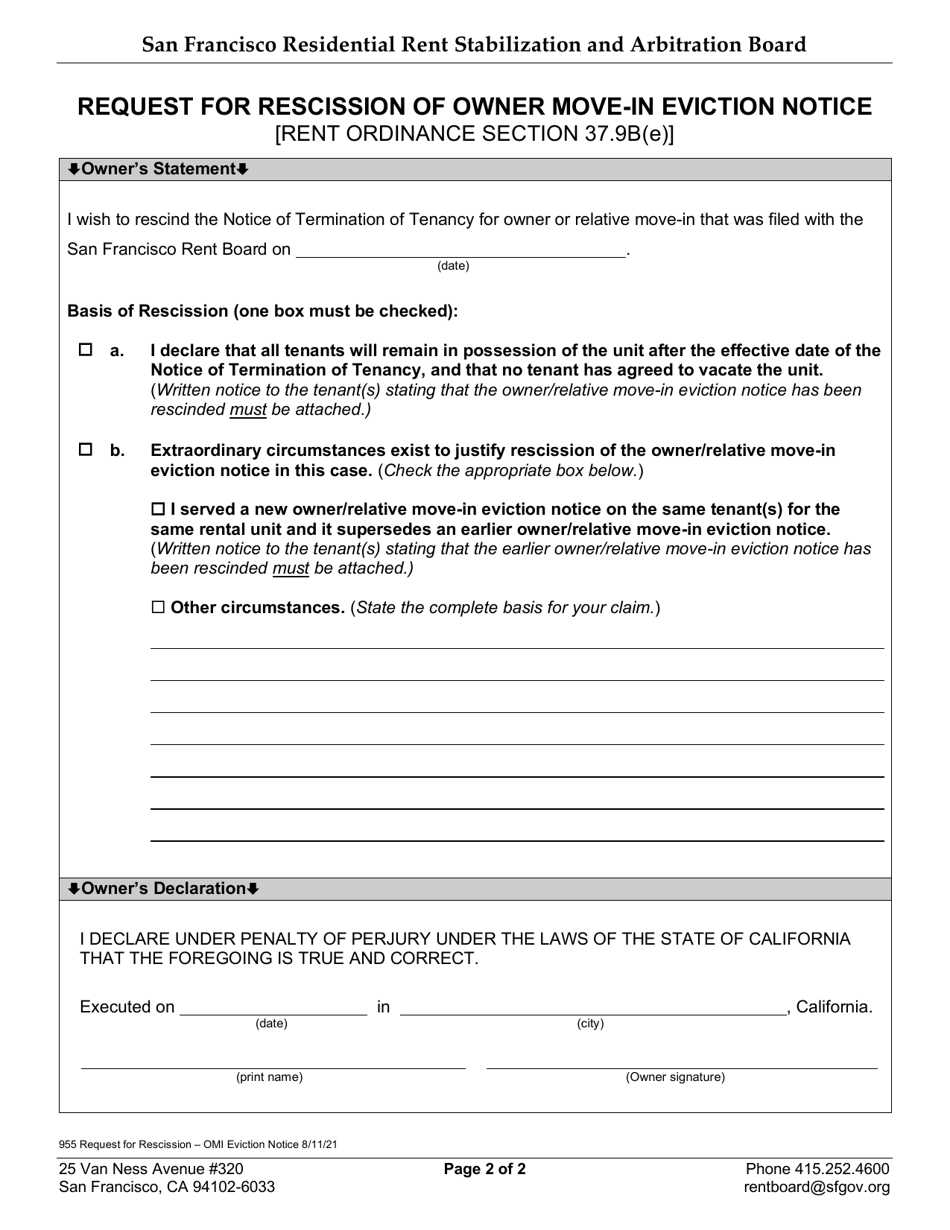 Form 955 Fill Out, Sign Online and Download Printable PDF, City and