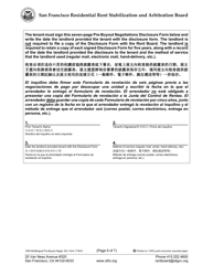 Form 1000 Multilingual Pre-buyout Disclosure Form - City and County of San Francisco, California (English/Spanish/Chinese), Page 6