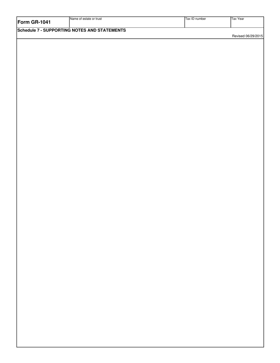 Form GR-1041 Income Tax Return for Estates and Trusts - City of Grand Rapids, Michigan, Page 10