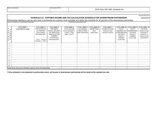 Form GR-1065 Partnership Income Tax Return - City of Grand Rapids, Michigan, Page 5