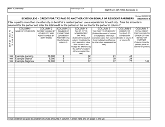 Form GR-1065 Partnership Income Tax - City of Grand Rapids, Michigan, Page 16