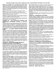 Form GR-1065 Partnership Income Tax - City of Grand Rapids, Michigan, Page 4