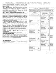 Form GR-1065 Partnership Income Tax - City of Grand Rapids, Michigan, Page 6