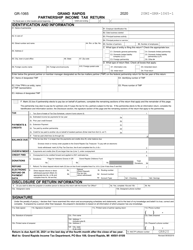 Form GR-1065 Partnership Income Tax - City of Grand Rapids, Michigan, Page 8