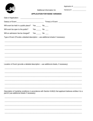 Business License Application - Noise Variance - City of Grand Rapids, Michigan, Page 4