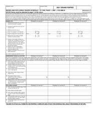 Form CF-1040 Individual Income Tax Return - Non-resident - City of Grand Rapids, Michigan, Page 11