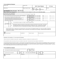 Form CF-1040 Individual Income Tax Return - Non-resident - City of Grand Rapids, Michigan, Page 13