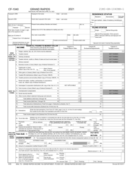 Form CF-1040 Individual Income Tax Return - Non-resident - City of Grand Rapids, Michigan, Page 7