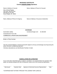 Business License Application - Snowplow Company - City of Grand Rapids, Michigan, Page 8