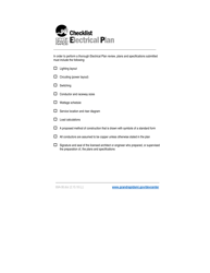Document preview: Form 69A-06 Electrical Plan Checklist - City of Grand Rapids, Michigan