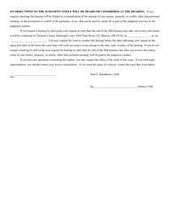 Notice to Judgment Debtor - Village of Batavia, Ohio, Page 2