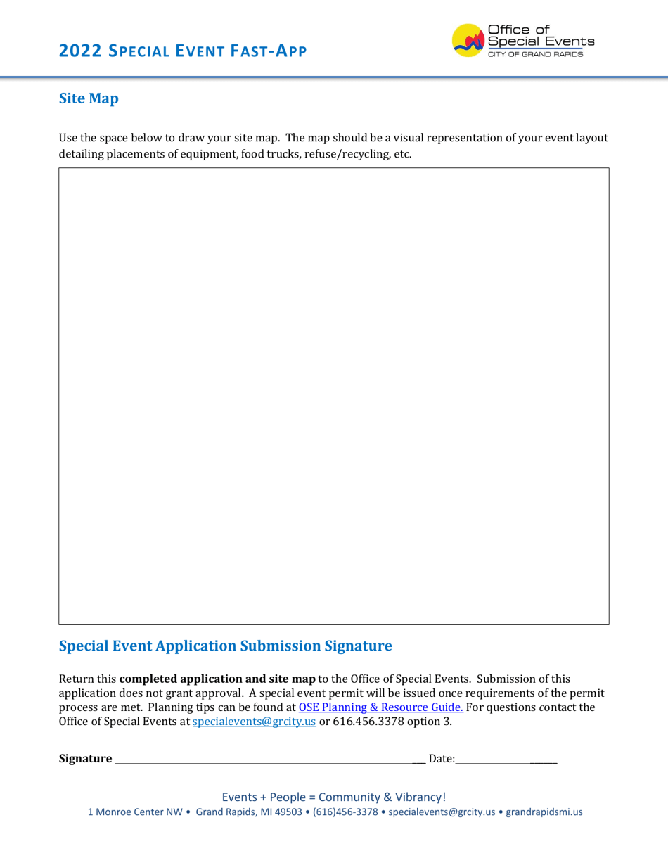 Special Event Fast-App - City of Grand Rapids, Michigan, Page 3