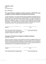 Self Monitoring Report Form - City of Canton, Ohio, Page 6