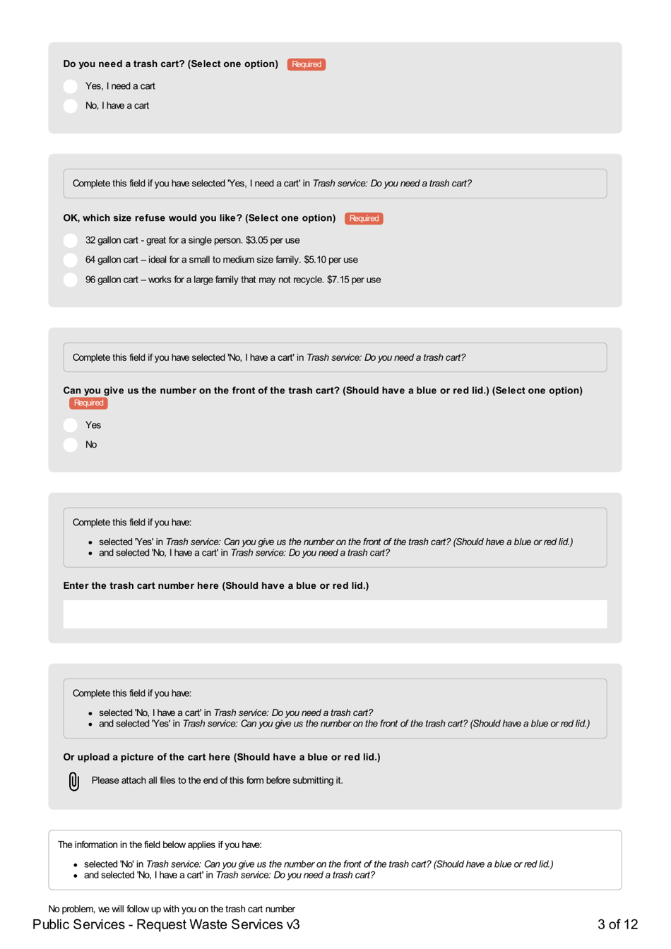 Waste Services Request - City of Grand Rapids, Michigan, Page 3