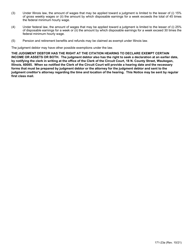 Form 171-23A Citation Notice - Lake County, Illinois, Page 2