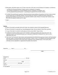 Form 171-328 Supreme Court Rule 218 Case Management Order - Lake County, Illinois, Page 2
