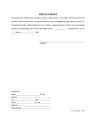 Form 171-324 Notice to Heirs and Legatees - Lake County, Illinois, Page 2