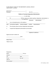 Form 171-324 Notice to Heirs and Legatees - Lake County, Illinois, Page 3