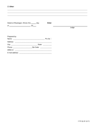 Form 171P-32 Order Appointing Guardian for a Minor - Lake County, Illinois, Page 2