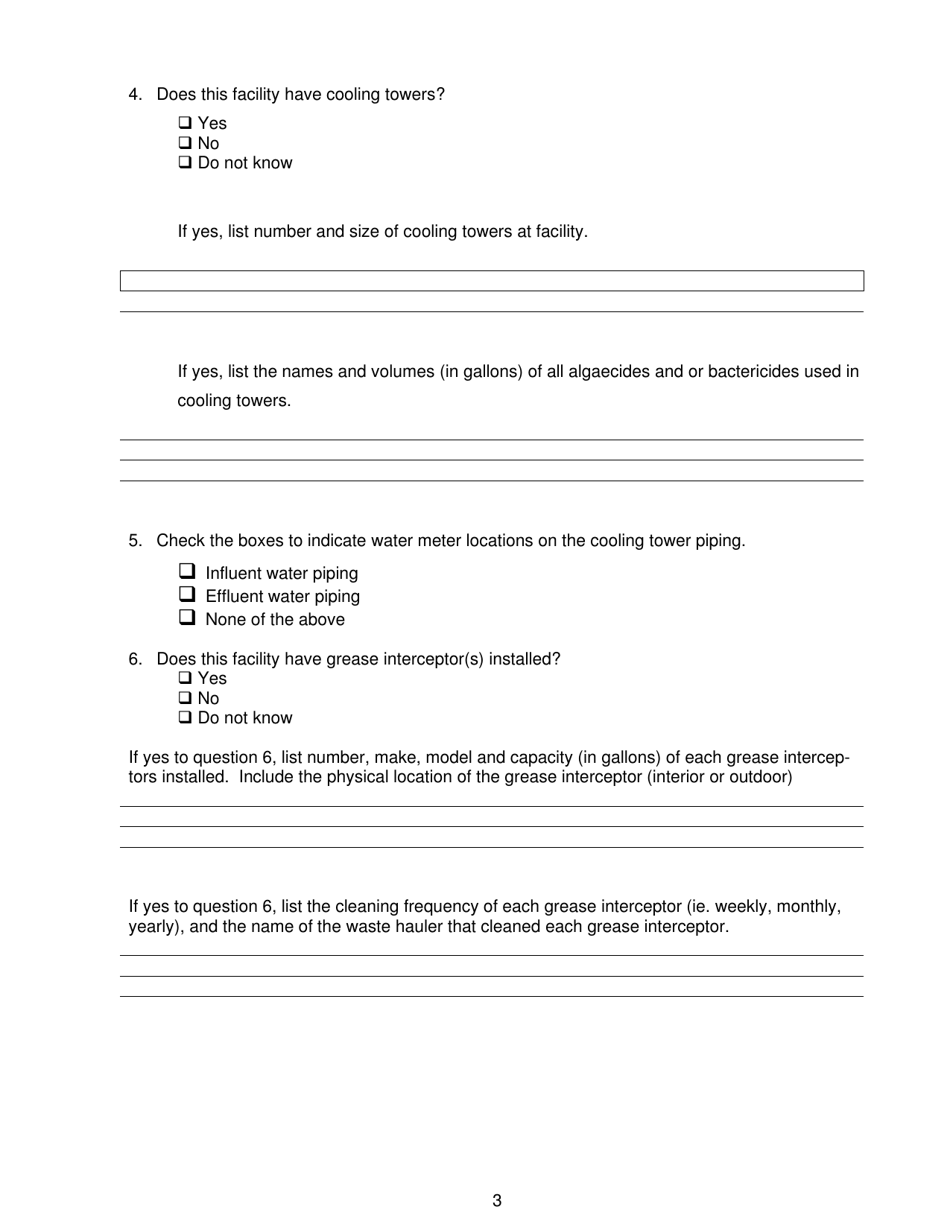 Non-domestic User Survey - City of Grand Rapids, Michigan, Page 3
